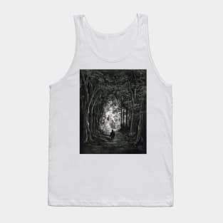 The Prince Approaches the Sleeping Castle - Gustave Dore Tank Top